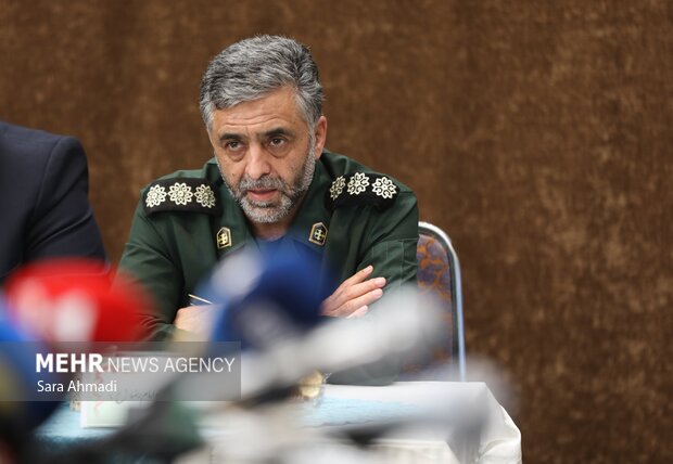 نشست خبری فرمانده سپاه امام رضا(ع) در مشهد