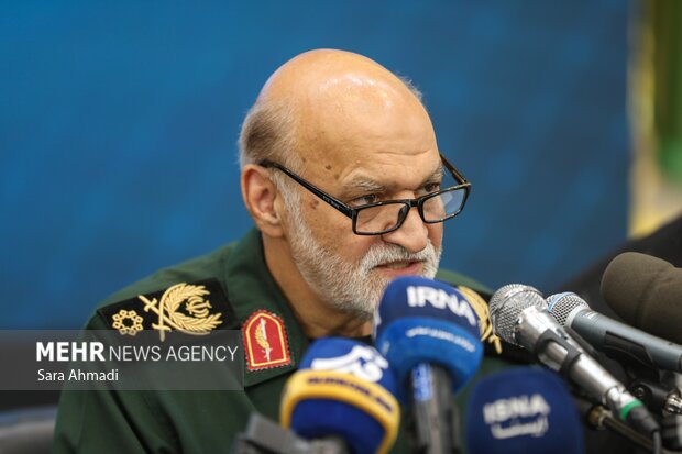 نشست خبری فرمانده سپاه امام رضا(ع) در مشهد