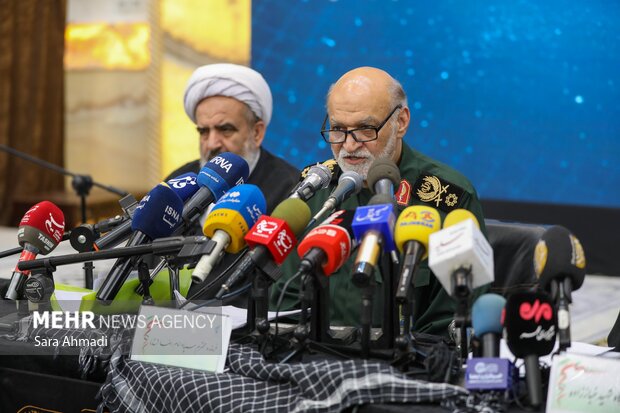 نشست خبری فرمانده سپاه امام رضا(ع) در مشهد