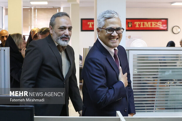 Endonezya'nın Tahran Büyükelçisi, Mehr'i ziyaret etti