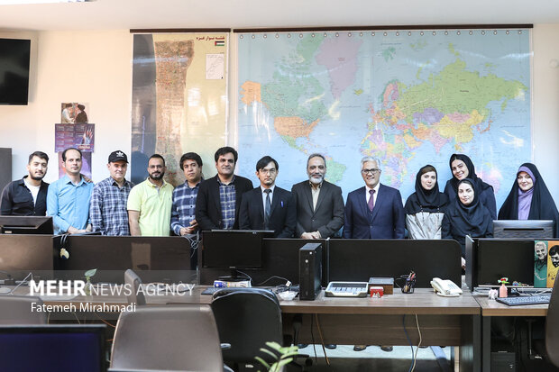 Endonezya'nın Tahran Büyükelçisi, Mehr'i ziyaret etti