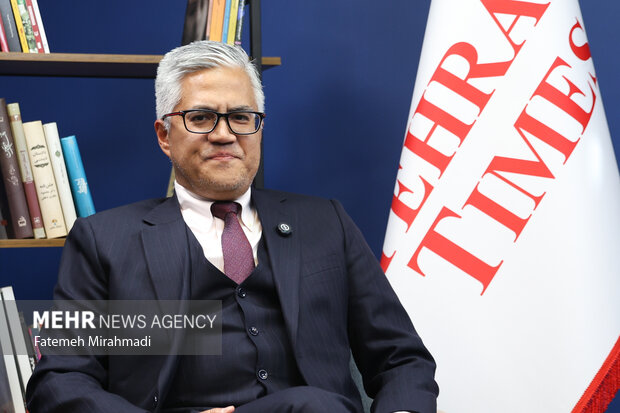 Endonezya'nın Tahran Büyükelçisi, Mehr'i ziyaret etti