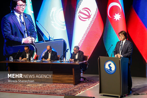 روز اول اجلاس استانداران حاشیه دریای خزر