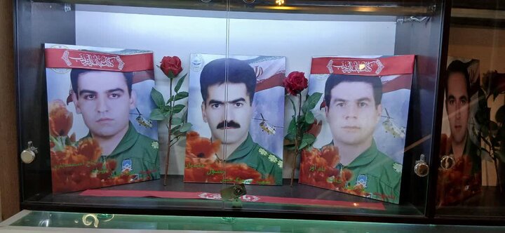 آئین گرامیداشت شهدای شینوک پایگاه چهارم هوانیروز ارتش برگزار شد