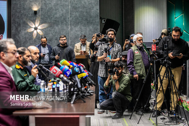 نشست خبری چهل و ششمین سالگرد گرامیداشت هفته بسیج