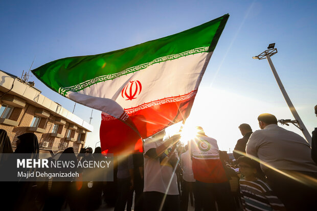 مراسم استقبال از شهدای گمنام دفاع مقدس در یزد