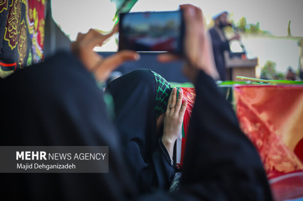 مراسم استقبال از شهدای گمنام دفاع مقدس در یزد