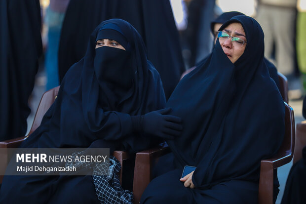 مراسم استقبال از شهدای گمنام دفاع مقدس در یزد