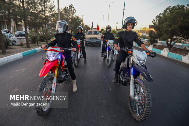 مراسم استقبال از شهدای گمنام دفاع مقدس در یزد