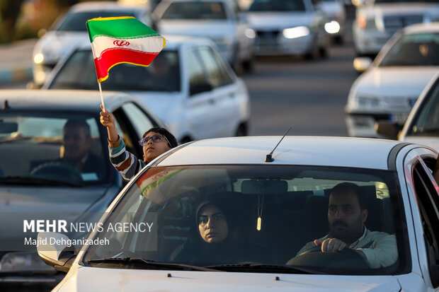 مراسم استقبال از شهدای گمنام دفاع مقدس در یزد