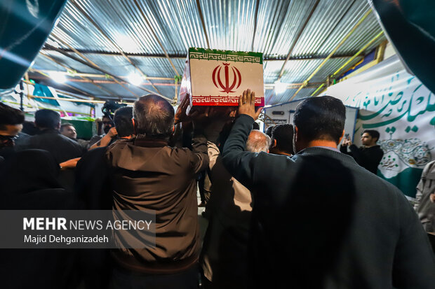 مراسم استقبال از شهدای گمنام دفاع مقدس در یزد