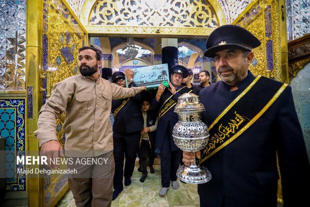 مراسم استقبال از شهدای گمنام دفاع مقدس در یزد