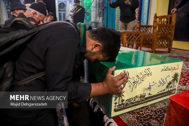 مراسم استقبال از شهدای گمنام دفاع مقدس در یزد