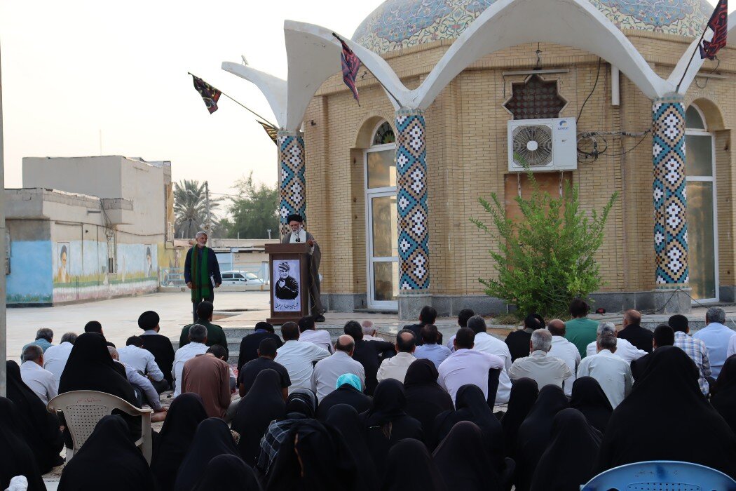 نماز باران در بندر دیّر اقامه شد