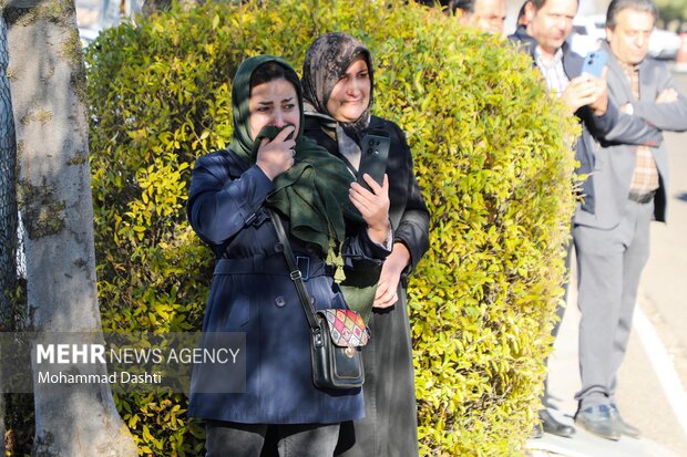 مراسم استقبال از شهدای گمنام دفاع مقدس در فرودگاه اردبیل