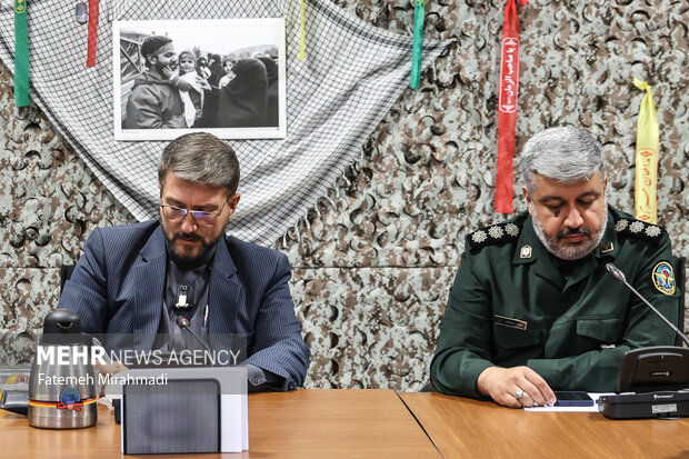 نشست خبری مراسم تشییع پیکر 300 شهید گمنام دفاع مقدس 8