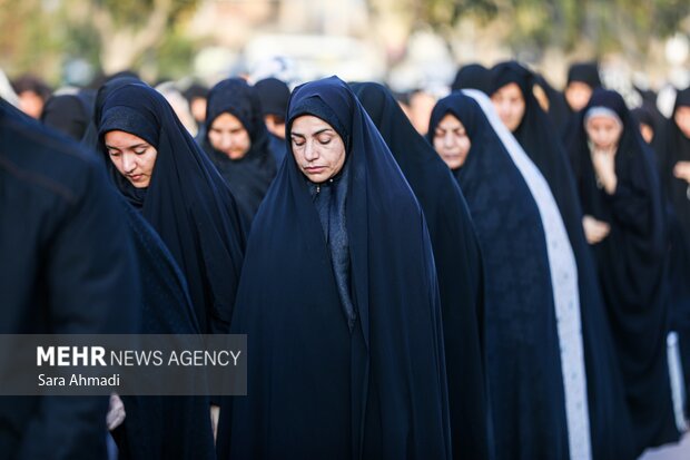 اقامه نماز باران در محله سیدی مشهد
