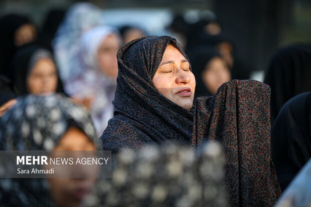 اقامه نماز باران در محله سیدی مشهد