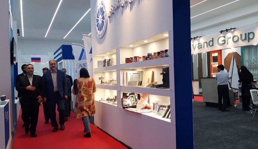 افتتاح نمایشگاه بین‌المللی تجارت با کشورهای حاشیه دریای خزر