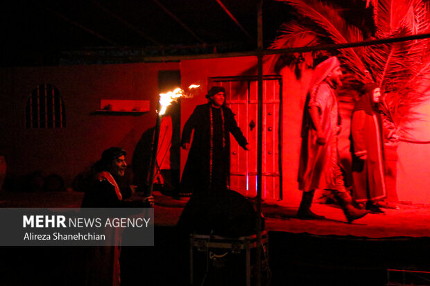 نمایش آیینی «خیمه بانوی بی‌نشان» در رشت