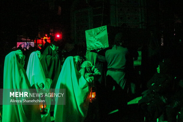 نمایش آیینی «خیمه بانوی بی‌نشان» در رشت