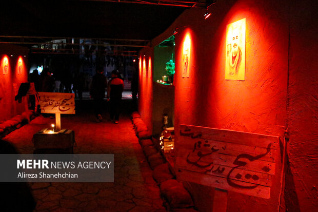 نمایش آیینی «خیمه بانوی بی‌نشان» در رشت