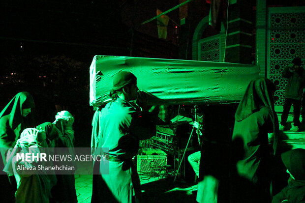 نمایش آیینی «خیمه بانوی بی‌نشان» در رشت