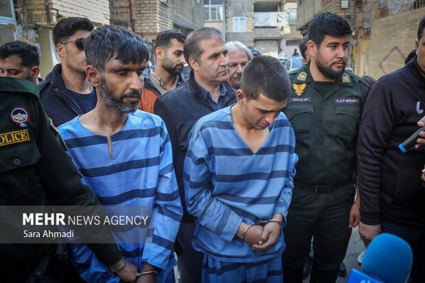 بازسازی صحنه جرم زورگیری از ۲ نوجوان مشهدی