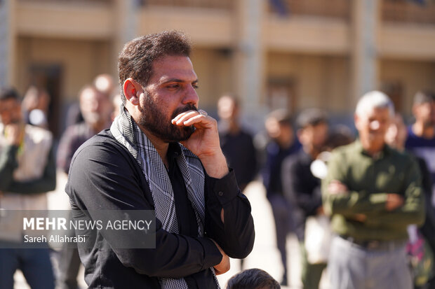 مراسم سالگرد شهید داوود جعفری در حرم شاهچراغ(ع)