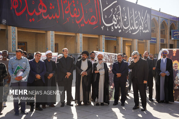 مراسم سالگرد شهید داوود جعفری در حرم شاهچراغ(ع)