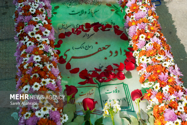 مراسم سالگرد شهید داوود جعفری در حرم شاهچراغ(ع)