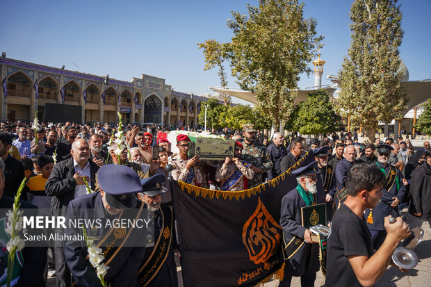 مراسم سالگرد شهید داوود جعفری در حرم شاهچراغ(ع)