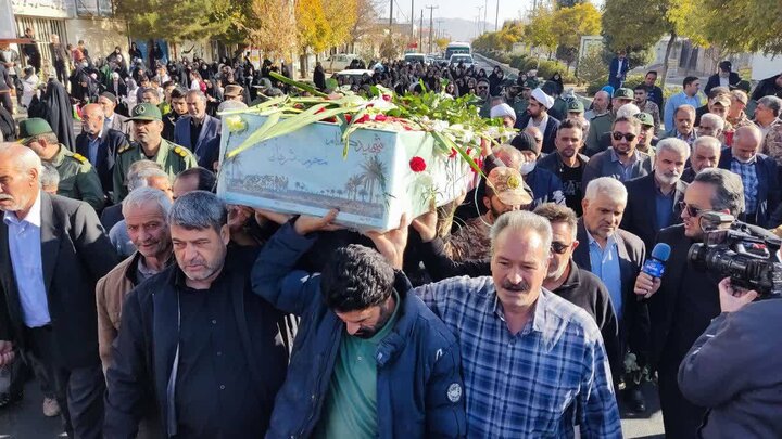 مراسم تشییع پیکر پاک شهید گمنام فاطمی در شهابیه خمین