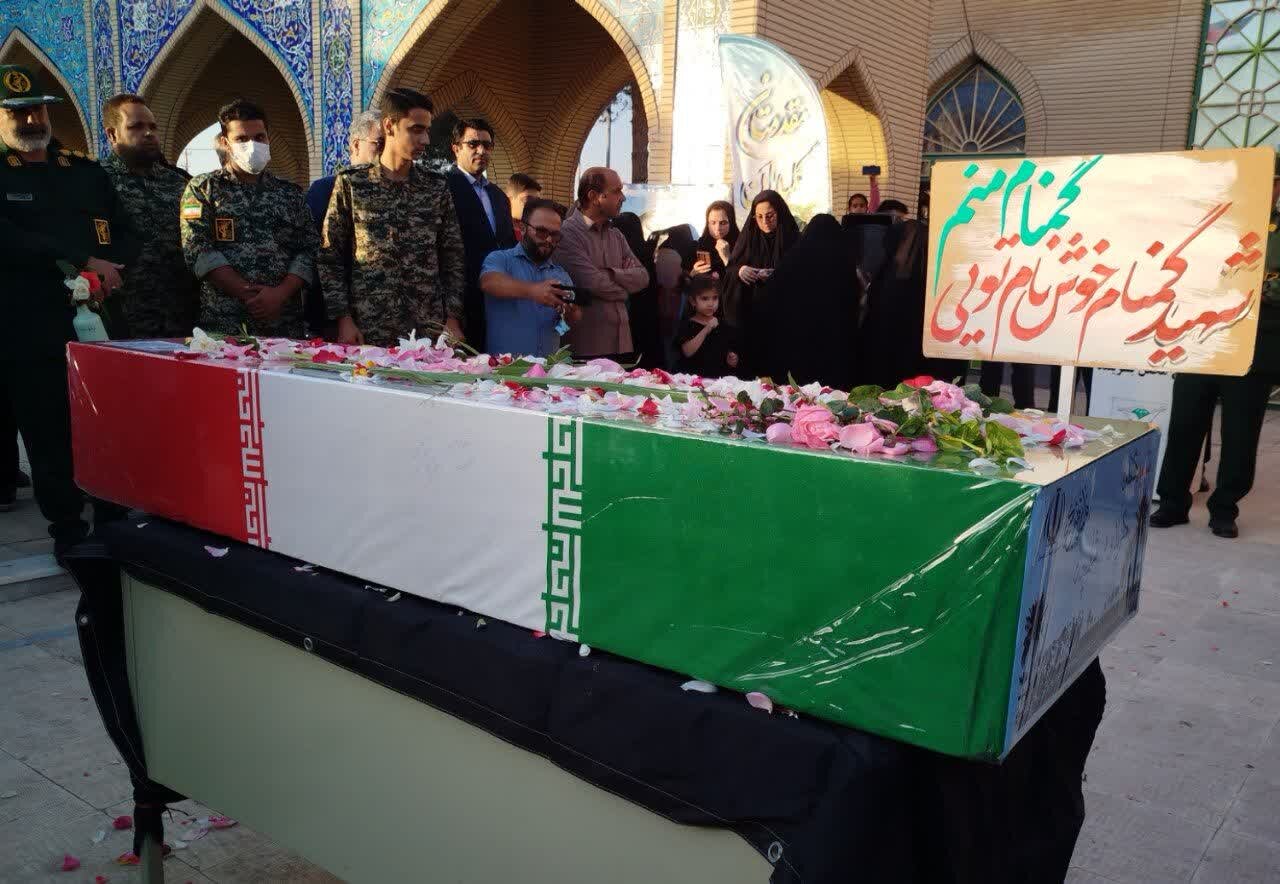 استقبال مردم بردسکن از پیکر مطهر شهید گمنام