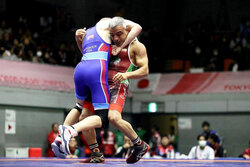 مهدی بخشی اولین فینالیست کشتی فرنگی شد 