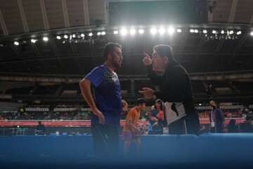 عباسی: المپیک جای اشتباه نیست/کمبود تجربه مانع پیروزی ایران شد