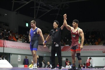 فرنگی کار وزن ۸۷ کیلوگرم ایران فینالیست شد 