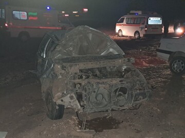 واژگونی دو خودرو در کمتر از ۱۲ ساعت؛ ۱۳ یزدی مصدوم شدند