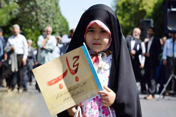 تشییع لاله‌های فاطمی در سمنان؛ بابونه‌های عهد در سایه‌سار حجاب