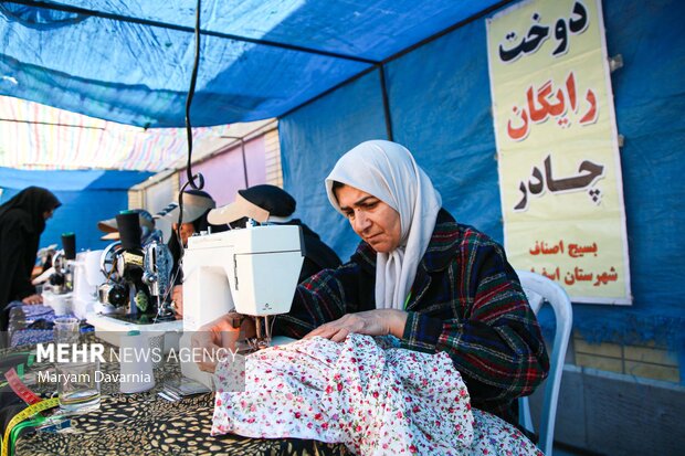 اردوی جهادی اصناف به مناسبت هفته بسیج در بجنورد