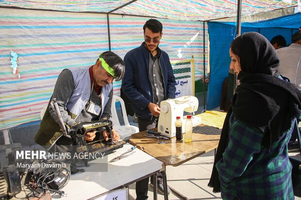 اردوی جهادی اصناف به مناسبت هفته بسیج در بجنورد