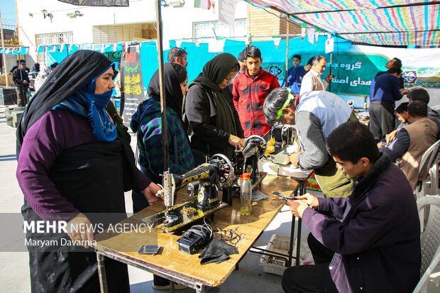 اردوی جهادی اصناف به مناسبت هفته بسیج در بجنورد