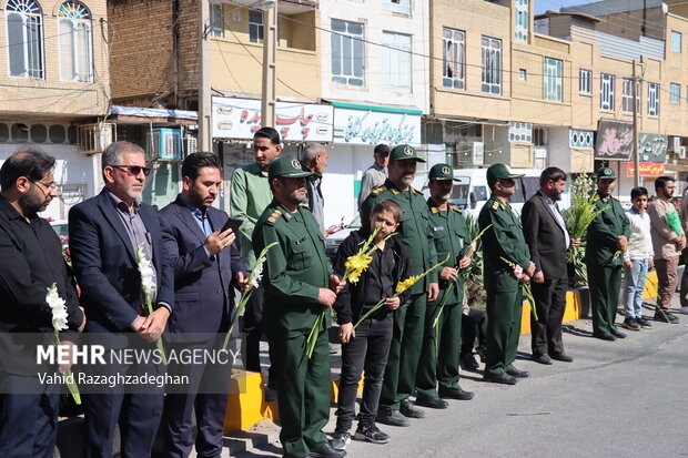 استقبال از شهید گمنام در جهرم