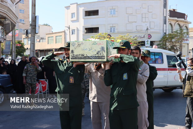 استقبال از شهید گمنام در جهرم