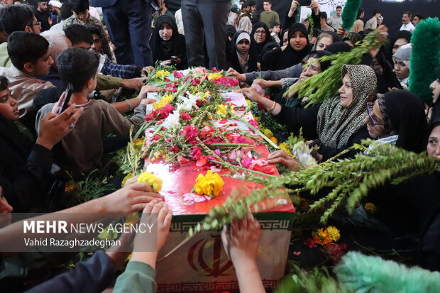 استقبال از شهید گمنام در جهرم