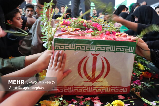 استقبال از شهید گمنام در جهرم