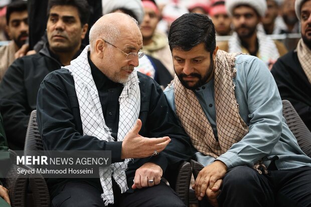 گردهمایی دانشجویان و طلاب بسیجی با حضور رئیس مجلس