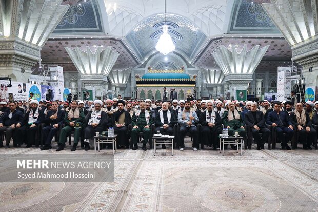 گردهمایی دانشجویان و طلاب بسیجی با حضور رئیس مجلس