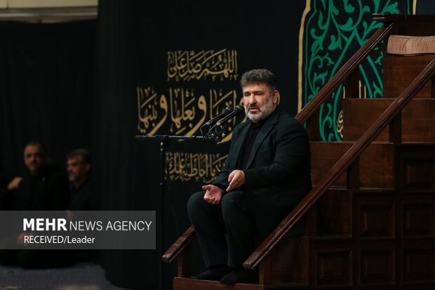 اولین شب مراسم عزاداری ایام شهادت حضرت فاطمةالزهرا (س) در حسینیه امام خمینی(ره)