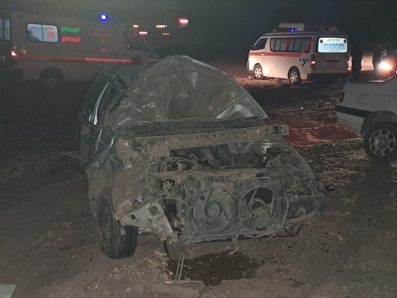 واژگونی دو خودرو در کمتر از ۱۲ ساعت؛ ۱۳ یزدی مصدوم شدند